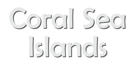 Coral sea islands