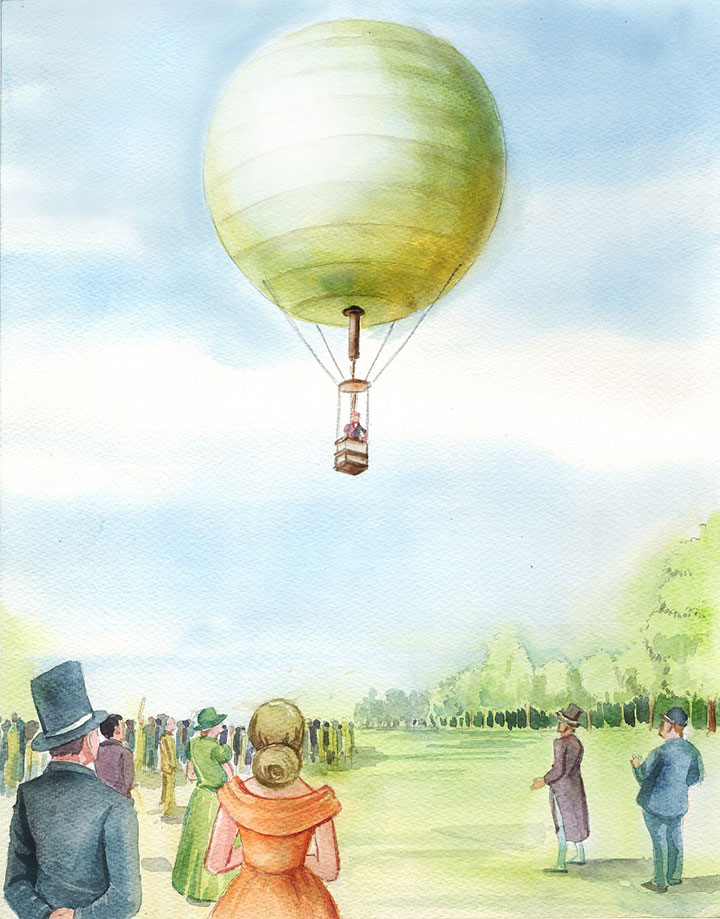 Alberto First Air Ballon Invention